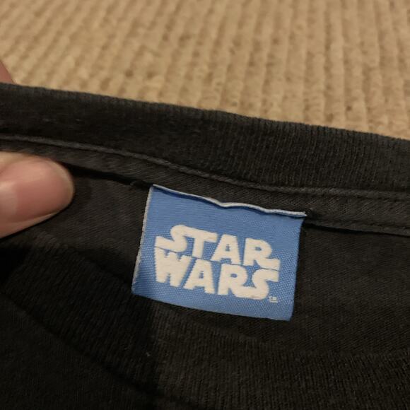 Vtg Star Wars Rock Band Luke Skywalker Vader Retro Concert Black T-Shirt XXL - Picture 3 of 7